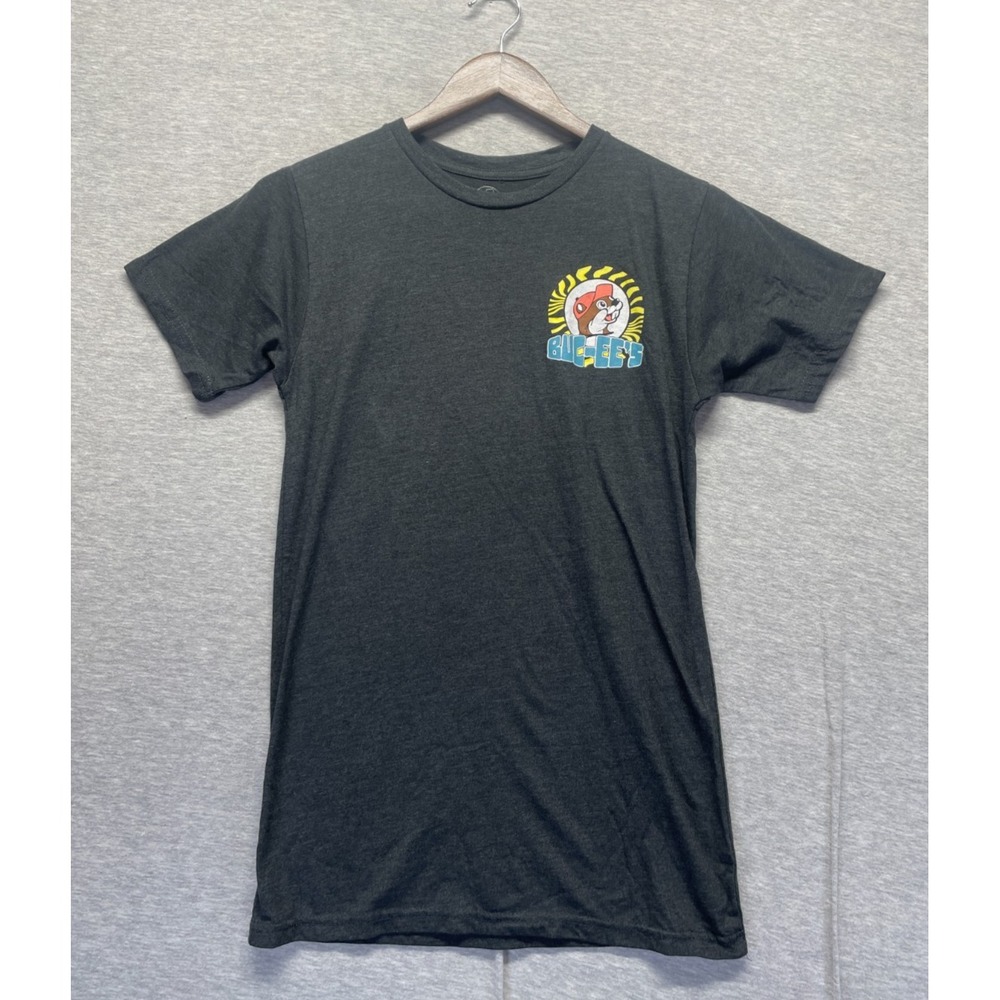 Buc-ee's T Shirt Mens S Black Cotton Short Sleeve Crew Neck Iconic Beaver Logo